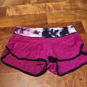 Pink Lulu Lemon Shorts